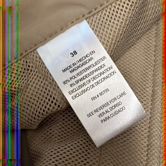 Iron Co. Hybrid Cargo Short with Luggage Belt Tan Color Mens 38 - Picture 8 of 14
